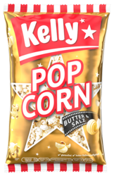 Kelly Popcorn Pop Caramel - Popcorn al caramello per microonde 3x90gr